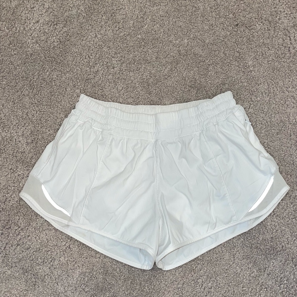White Lululemon Shorts